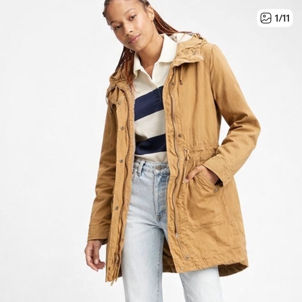 Gap 2 in 1 Utility jacket with removable Sherpa lining - never worn!